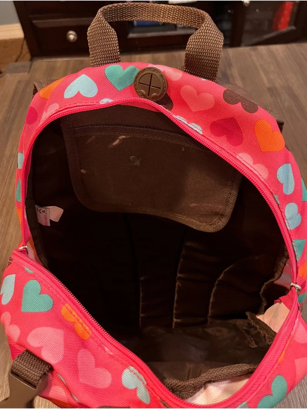 Pink heart bag